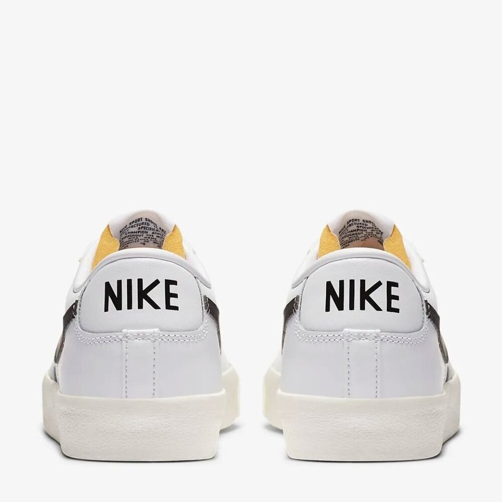 Nike Blazer Low '77 Sneakers in White Black Sail 8.5 with box Womens Athletic - Picture 3 of 17